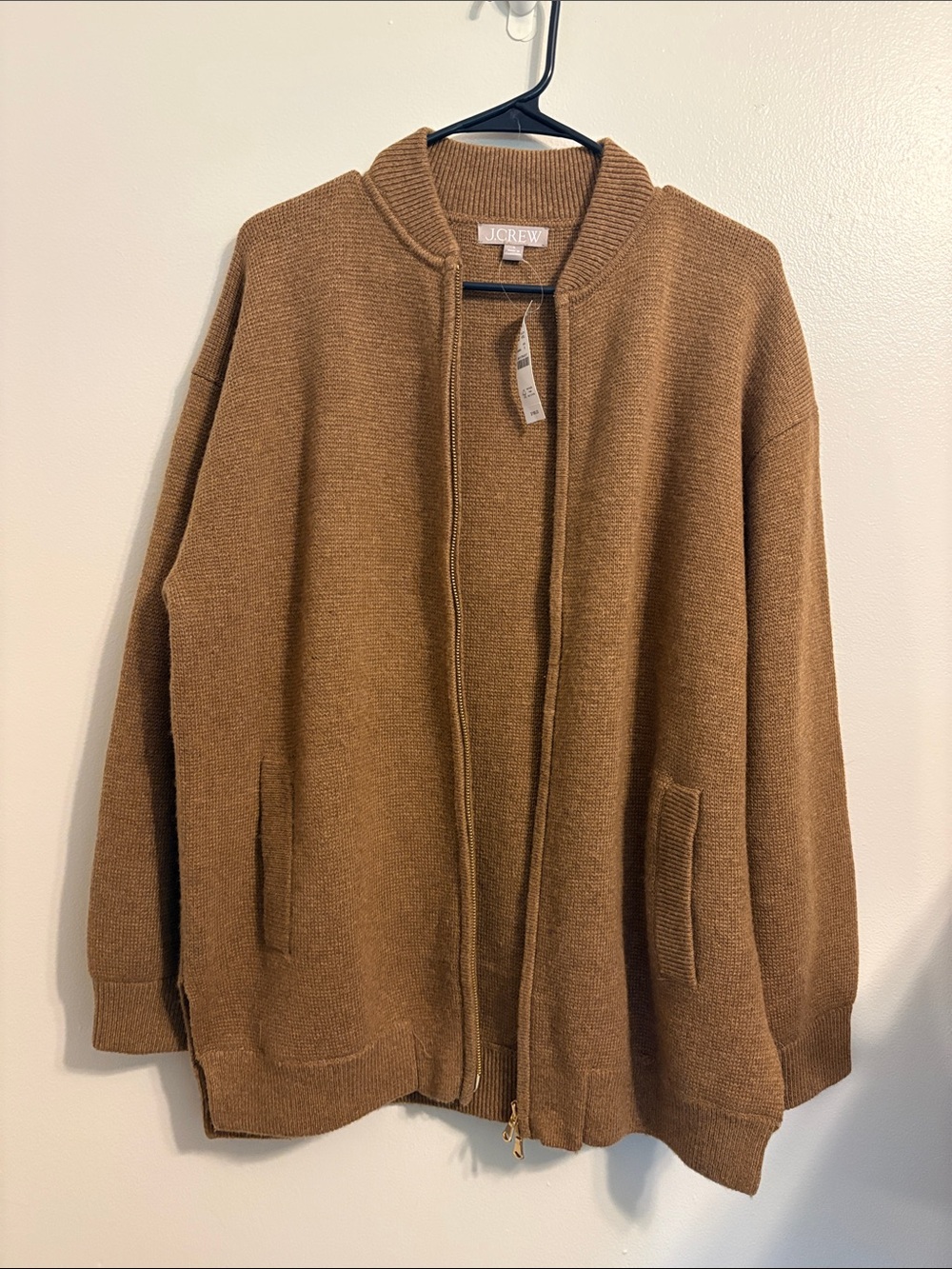 J Crew Full-zip Flight Sweater Jacket - Picture 6 of 8